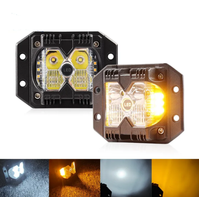 PSSK4 4-inch vehicle strobe spotlight quality DRL 4X4, headlight 40W-LED Tank Wrangler, Chevrolet Chevrolet DT-2, Harley-Davidson BMW Madukadi - Premium Body & Frame Parts from PLSTPFT - Just $75.99! Shop now at Rapidvehicles