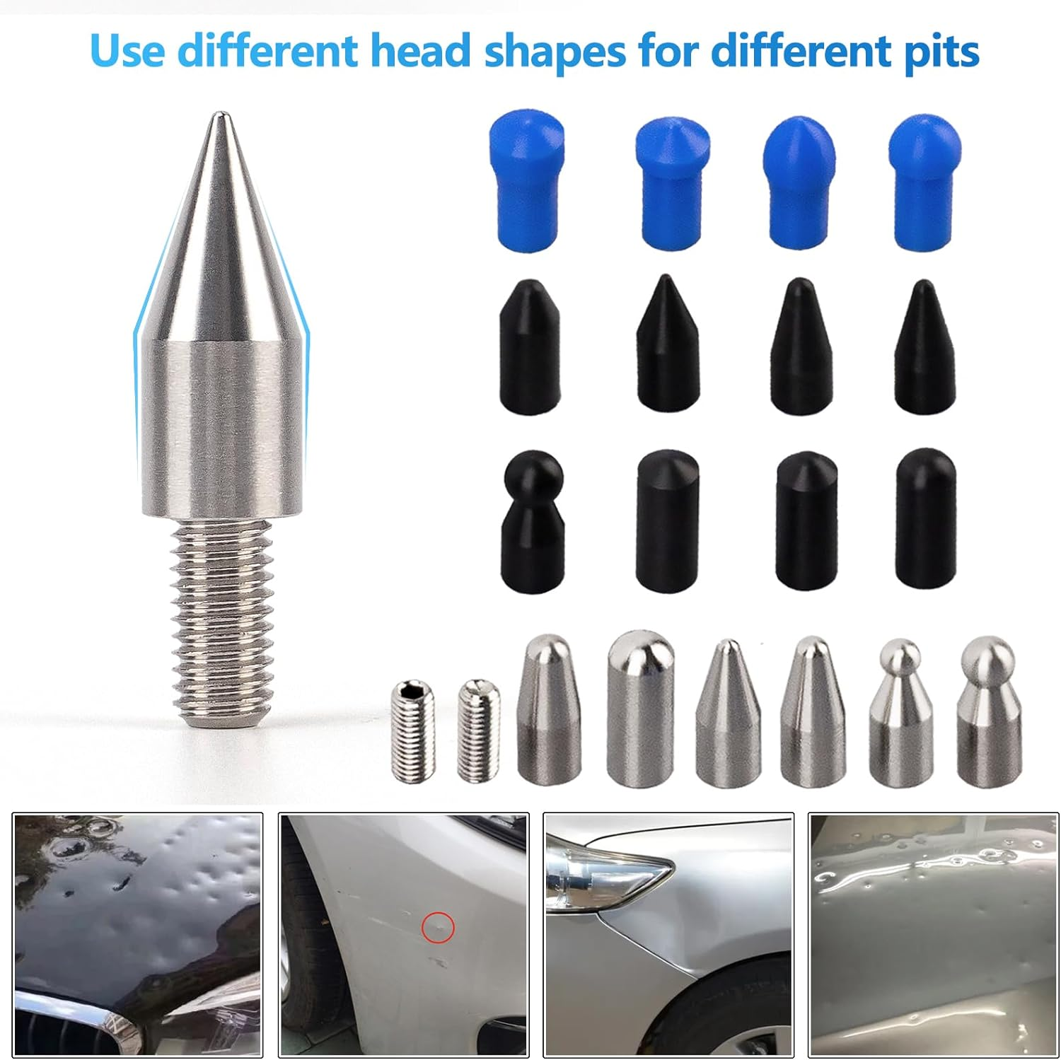 Car Dent Repair Hammer 25-piece set - Dent Remover Tool Polishing hammer, paint-free removal tool Bump repair body DIY high point for car body motorcycle refrigerator and ding hail dent removal - Premium Dent Removal Tools from TSG - Just $52.99! Shop now at Rapidvehicles