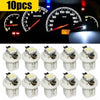 10pcs T5 B8.5D 5050 SMD Car LED Dashboard Dash Gauge Instrument Light Bulb - Premium Performance Lighting from Rapidvehicles - Just $20.94! Shop now at Rapidvehicles