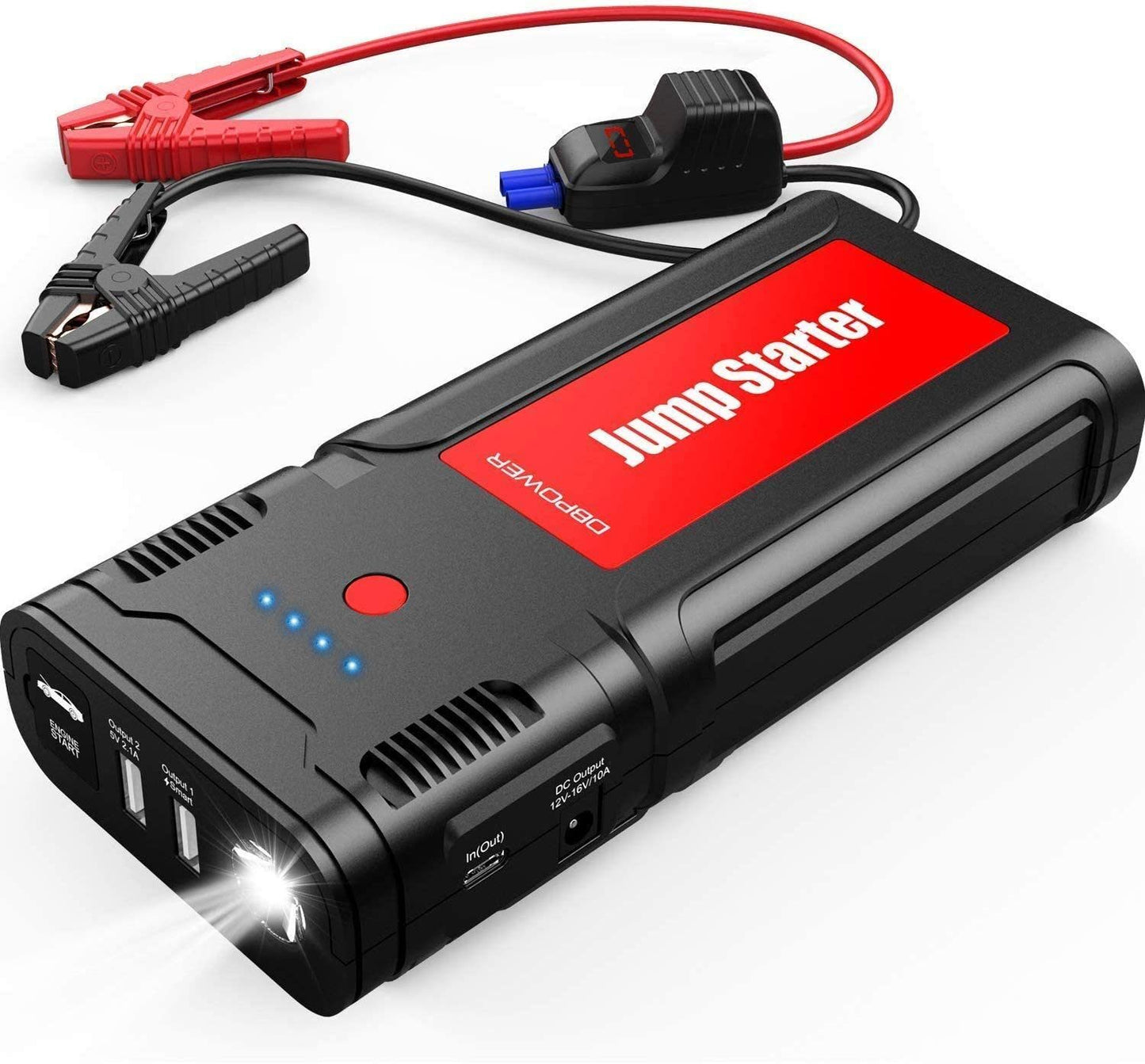 DBPOWER 2500A 21800mAh Portable Car Jump Starter- for up to 8.0L - Premium Jump Starters from Rapidvehicles - Just $98.99! Shop now at Rapidvehicles