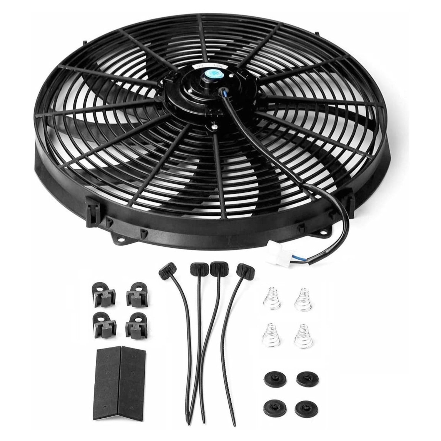 16 Inch Electric Radiator Cooling Fan 12V 120W 10 Blades Car - Premium Engine Cooling & Climate Control from Rapidvehicles - Just $81.99! Shop now at Rapidvehicles