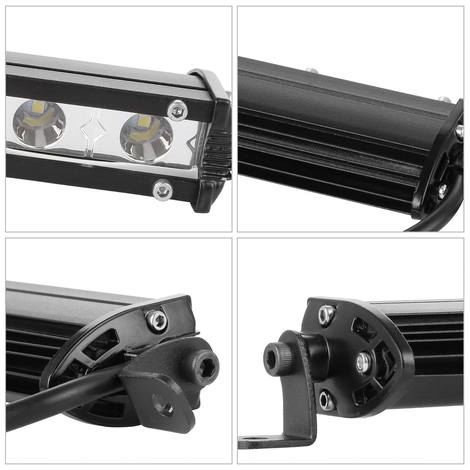 7" LED Light Bar Single Row Offroad Spot Lights 18W Ultra Slim Straight Work Light for Trailer Truck Bus Boat - Premium Other Car Electronics from Rapidvehicles - Just $32.34! Shop now at Rapidvehicles