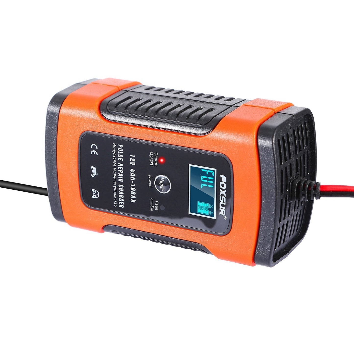 Car Battery Charger 12V 5A LCD Intelligent Auto Motorcycle Boat - Premium Battery Chargers from Rapidvehicles - Just $63.99! Shop now at Rapidvehicles