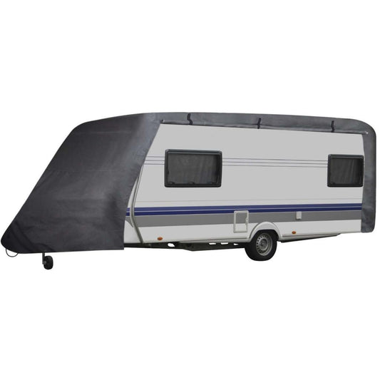 Caravan Cover Gray L - Premium Exterior Accessories from Rapidvehicles - Just $151.66! Shop now at Rapidvehicles