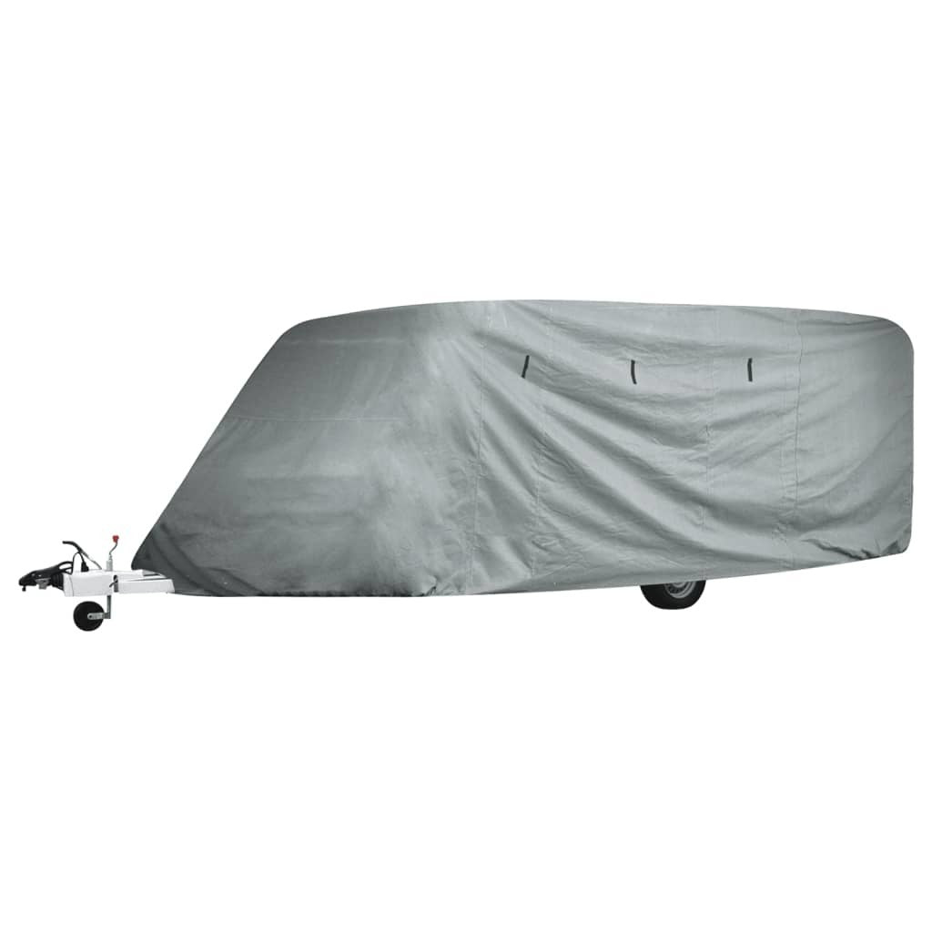 Caravan Cover Gray L - Premium Covers from Rapidvehicles - Just $149.99! Shop now at Rapidvehicles