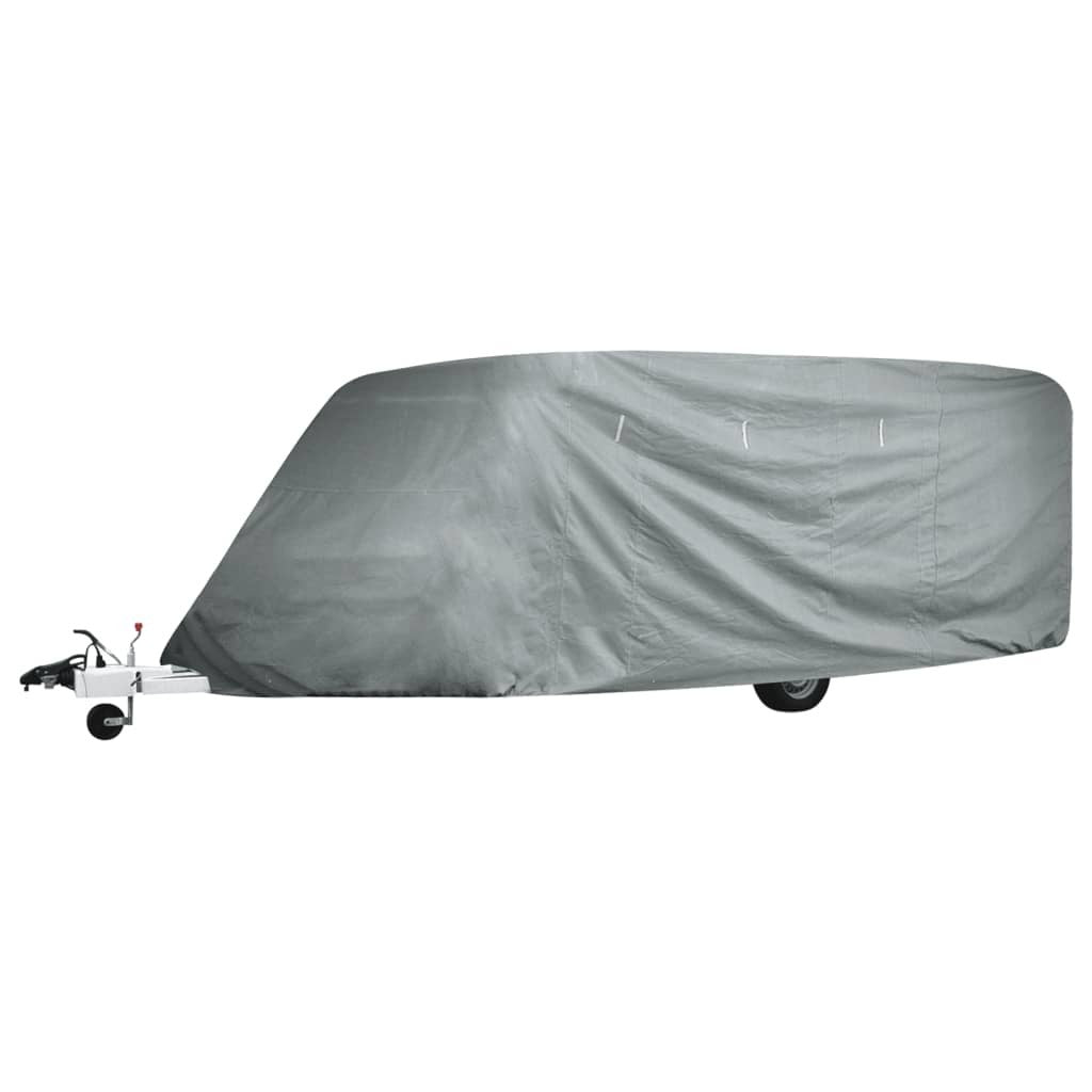 Caravan Cover Gray S - Premium Covers from Rapidvehicles - Just $113.86! Shop now at Rapidvehicles