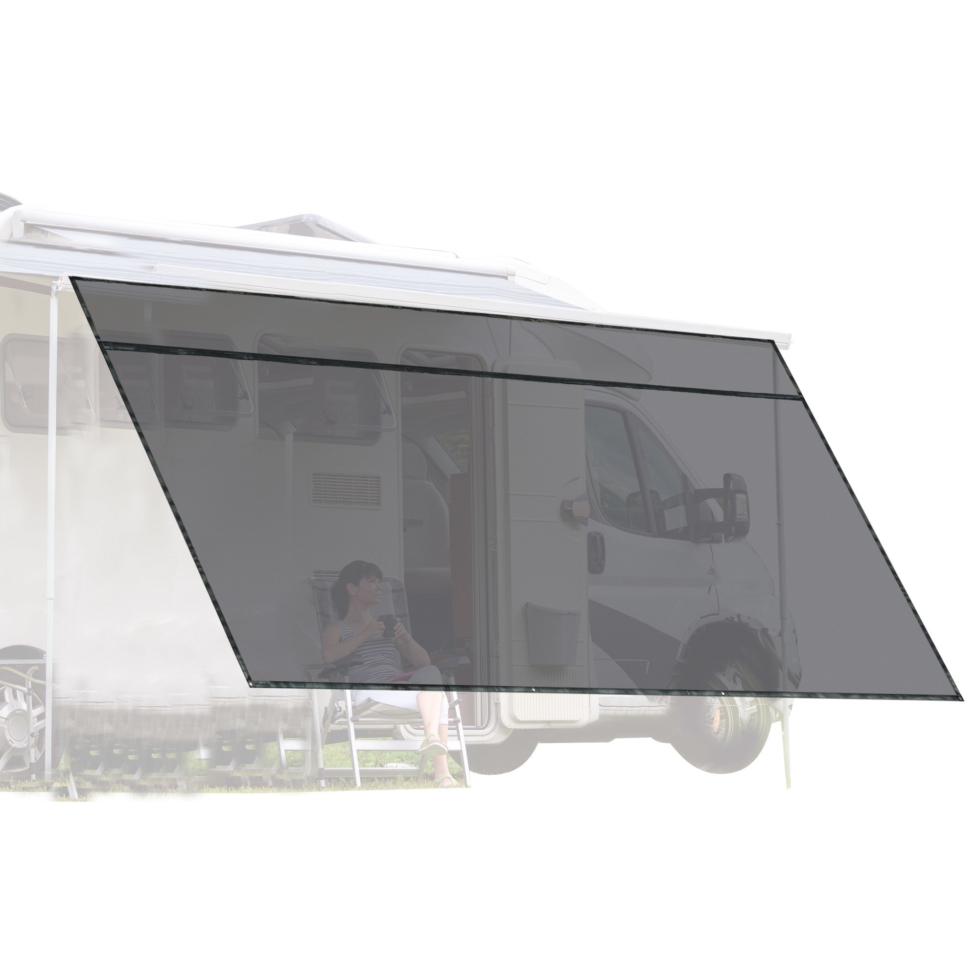 6x15ft RV sun shade - Premium Accessories from Rapidvehicles - Just $75.99! Shop now at Rapidvehicles