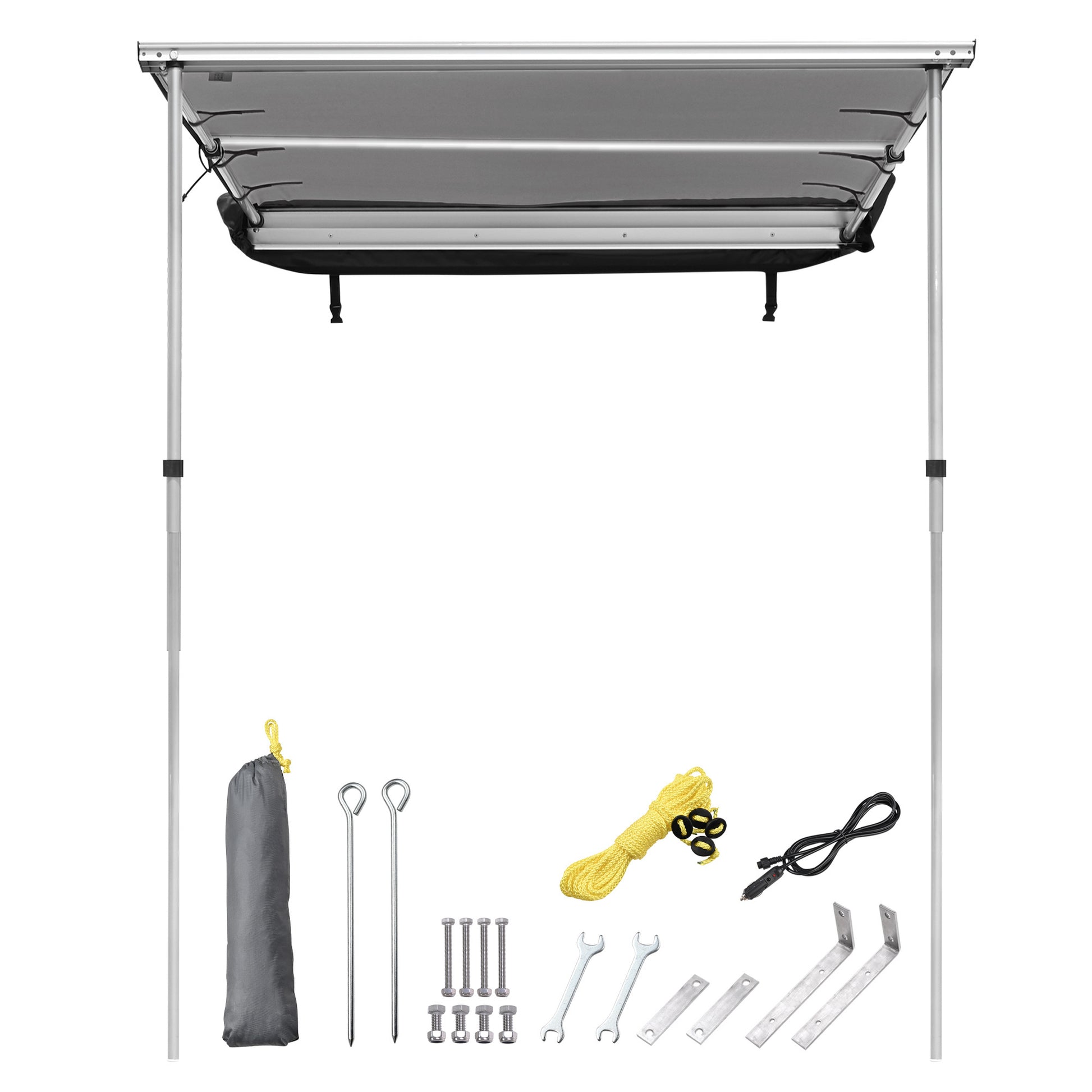 Car Side Awning with LED - Premium Accessories from Rapidvehicles - Just $152.99! Shop now at Rapidvehicles