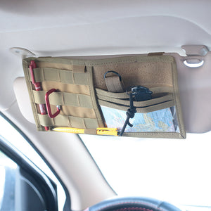 Car Organizer Sun Visor Holder Pouch Sunshade Receiving Bag Storage Bag Fits Most Vehicles - Premium Carports from ALL4U - Just $38.99! Shop now at Rapidvehicles