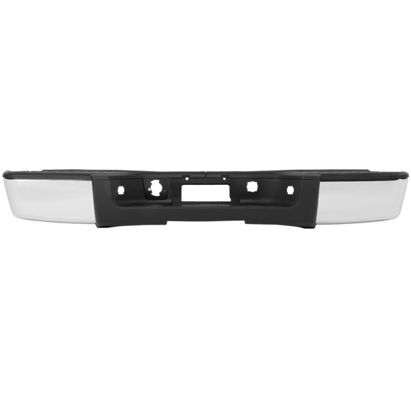 Pickup Rear Bumper Chevrolet Silverado 1500 2007-2013-Silver/Steel/No Hole - Premium Engines & Engine Parts from Rapidvehicles - Just $281.99! Shop now at Rapidvehicles