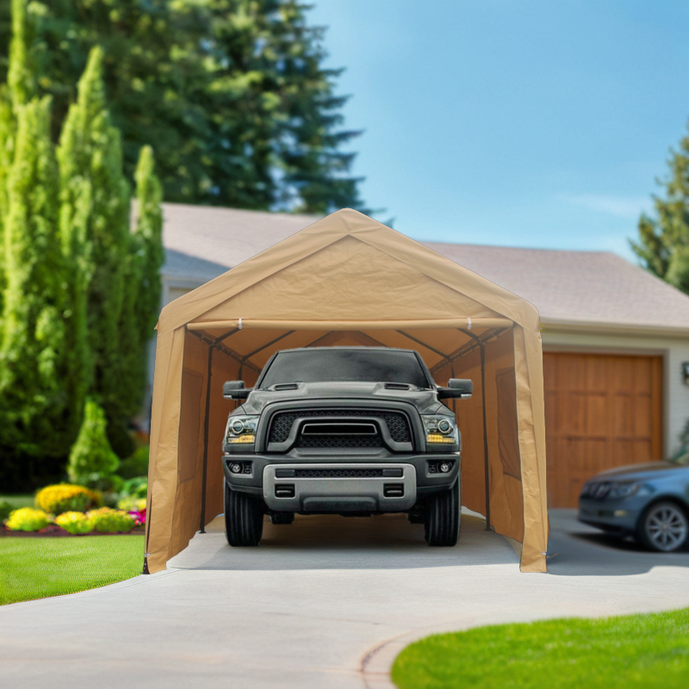 10x20ft heavy duty outdoor car canopy carport portable garage - Premium Carports from Rapidvehicles - Just $325.20! Shop now at Rapidvehicles