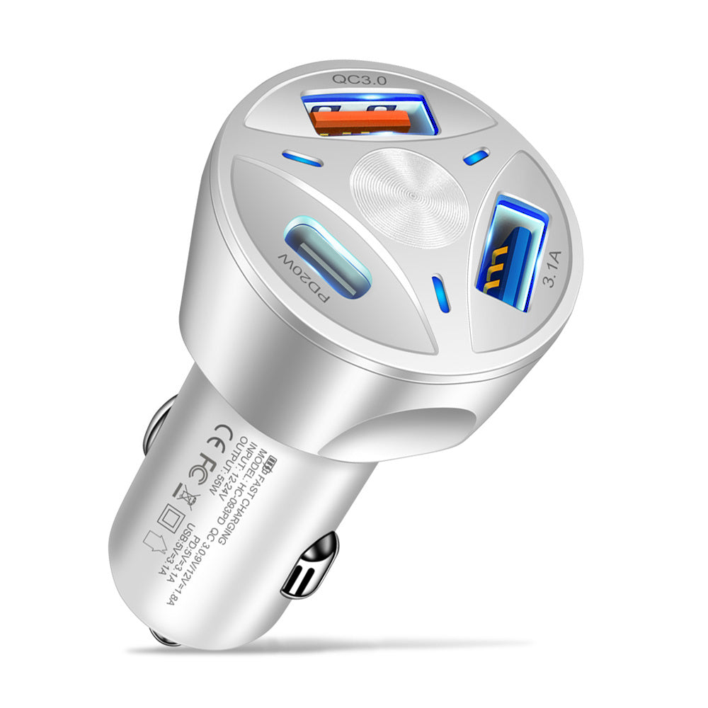 PD USB Car Charger Fast Charging Type C USB Phone Adapter in Car - Premium Jump Starters, Battery Chargers & Portable Power from Rapidvehicles - Just $23.99! Shop now at Rapidvehicles