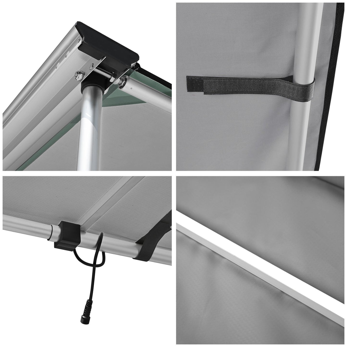 Car Side Awning with LED - Premium External Equipment from Rapidvehicles - Just $197.82! Shop now at Rapidvehicles