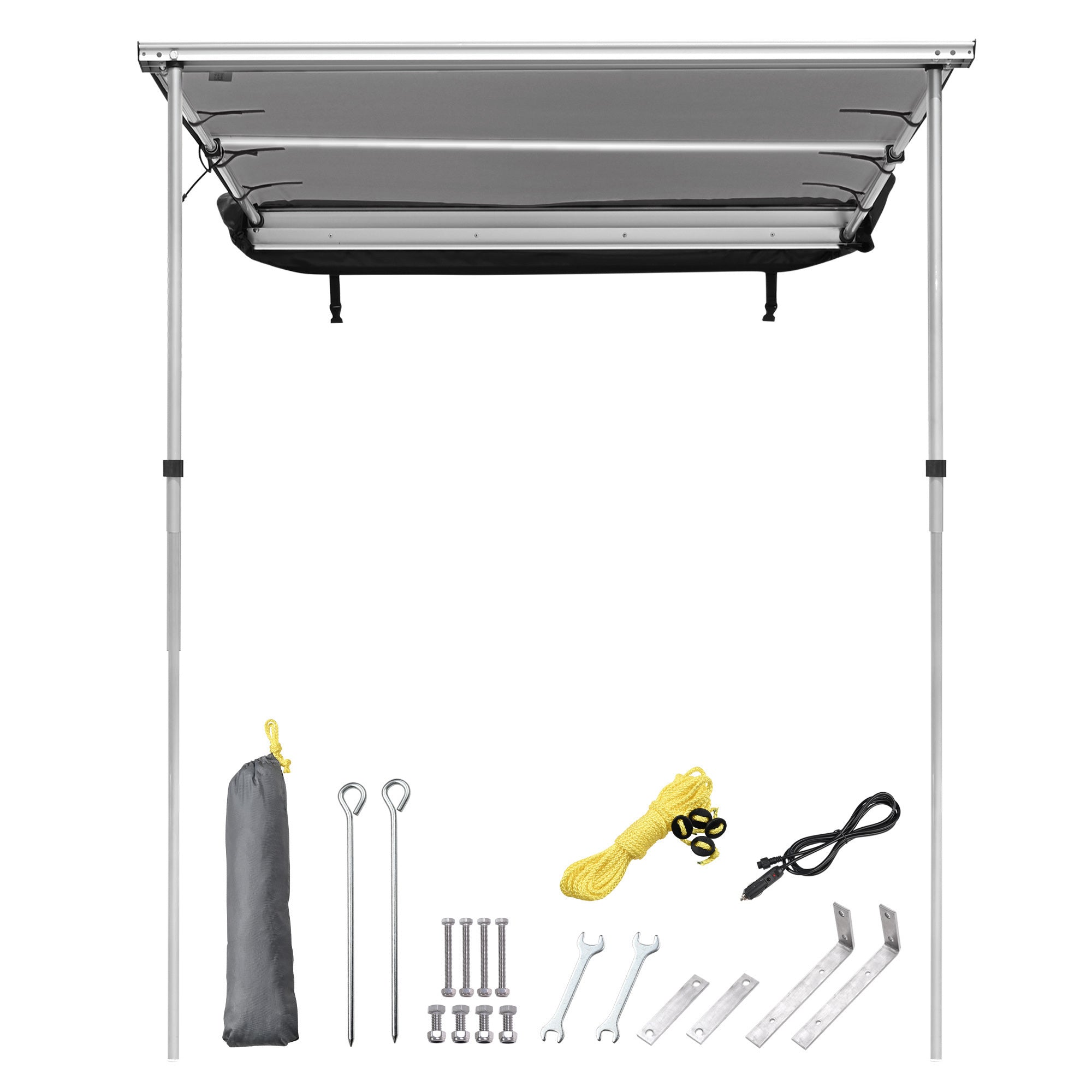 Car Side Awning with LED - Premium Other Awnings from Rapidvehicles - Just $147.99! Shop now at Rapidvehicles