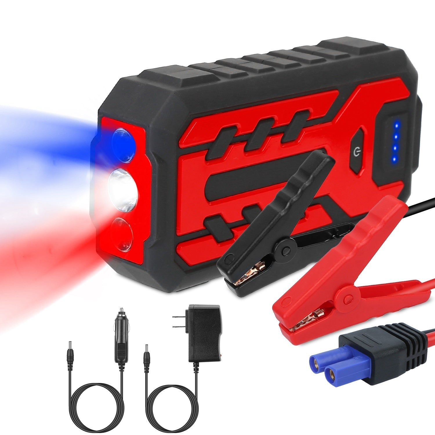 Car Jump Starter Booster 800A Peak 28000mAh Battery Charger Power Bank - Premium Jump Starters, Battery Chargers & Portable Power from Rapidvehicles - Just $70.99! Shop now at Rapidvehicles