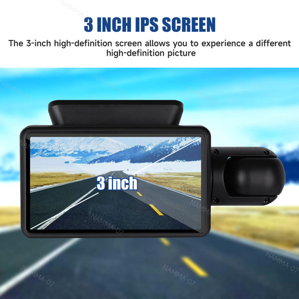 1080P Dual Lens Car DVR Dash Cam Video Recorder G-Sensor Front - Premium Other Vehicles from Rapidvehicles - Just $47.74! Shop now at Rapidvehicles