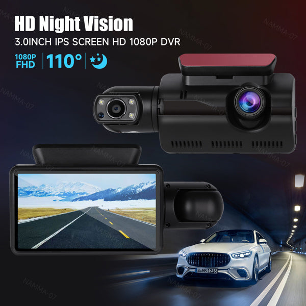 1080P Dual Lens Car DVR Dash Cam Video Recorder G-Sensor Front - Premium Other Vehicles from Rapidvehicles - Just $47.74! Shop now at Rapidvehicles