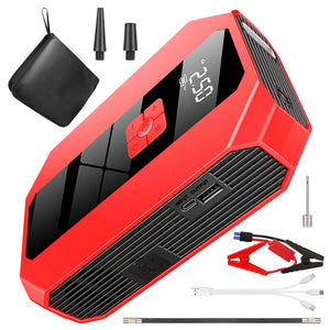 Portable Car Jump Starter Air Compressor 1500A 400PSI Car Battery Charger Jump Starter Power Bank LED Flashlight Digital Tire Inflator for 4.0L Gasoline Or 2.0L Diesel Engine - Premium Jump Starters from Rapidvehicles - Just $81.99! Shop now at Rapidvehicles