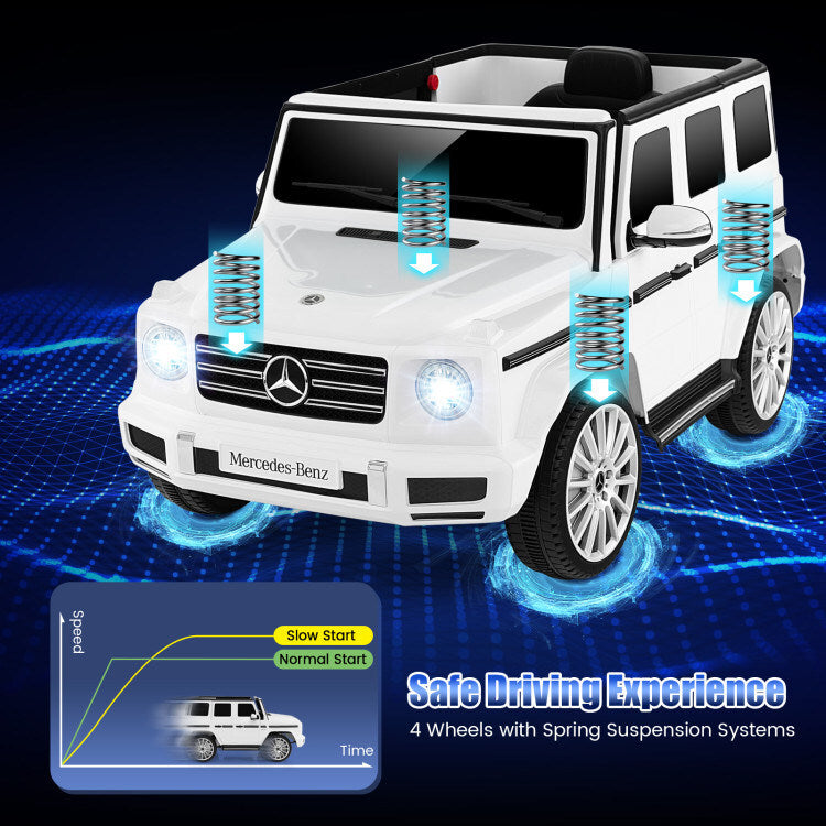 12V Battery Powered Licensed Mercedes-Benz G500 Kids Ride-on Car - Premium Ride-On Toys from Rapidvehicles - Just $281.26! Shop now at Rapidvehicles