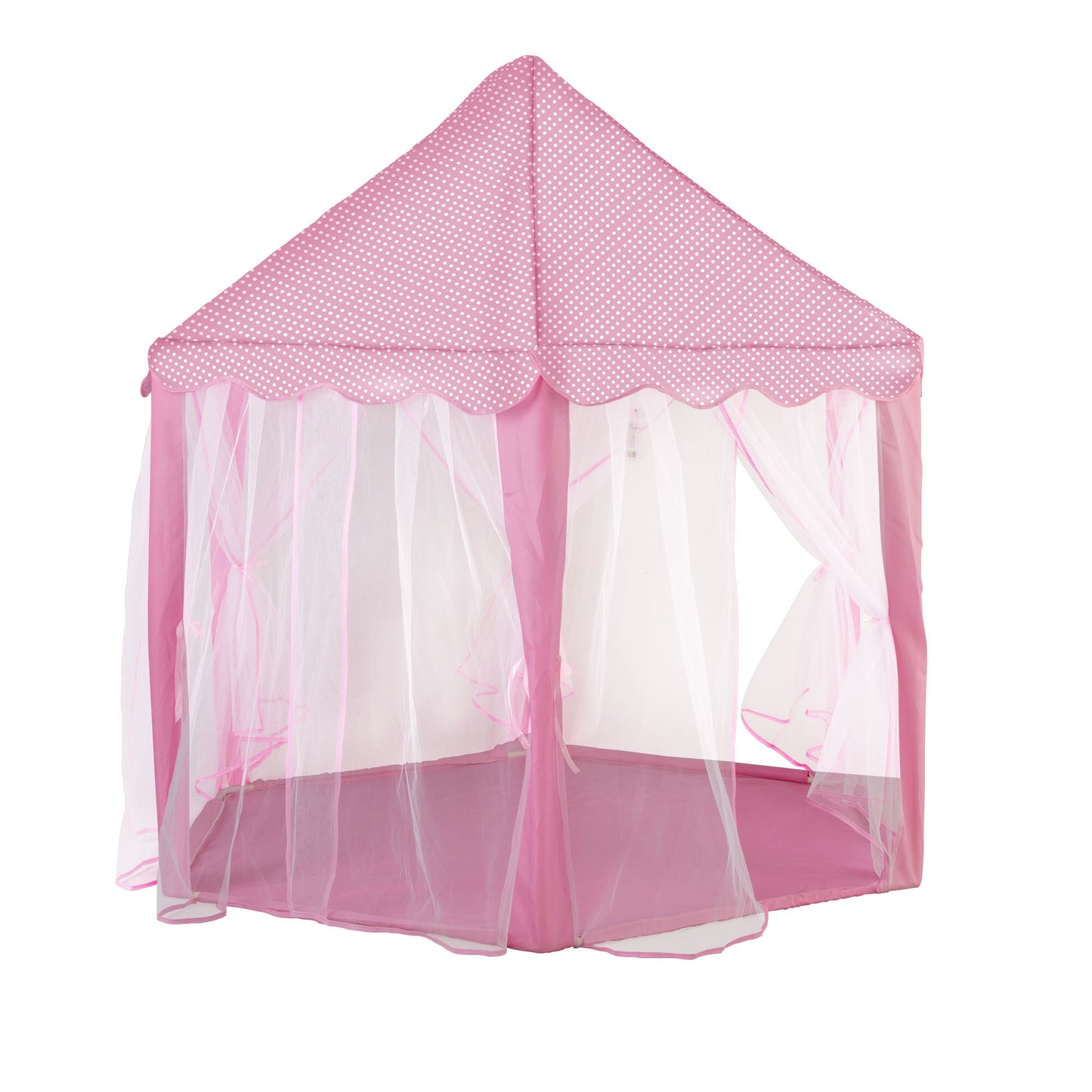 53"H Princess Castle Play Tent House with LED Star Lights for - Premium Carports from Rapidvehicles - Just $57.03! Shop now at Rapidvehicles