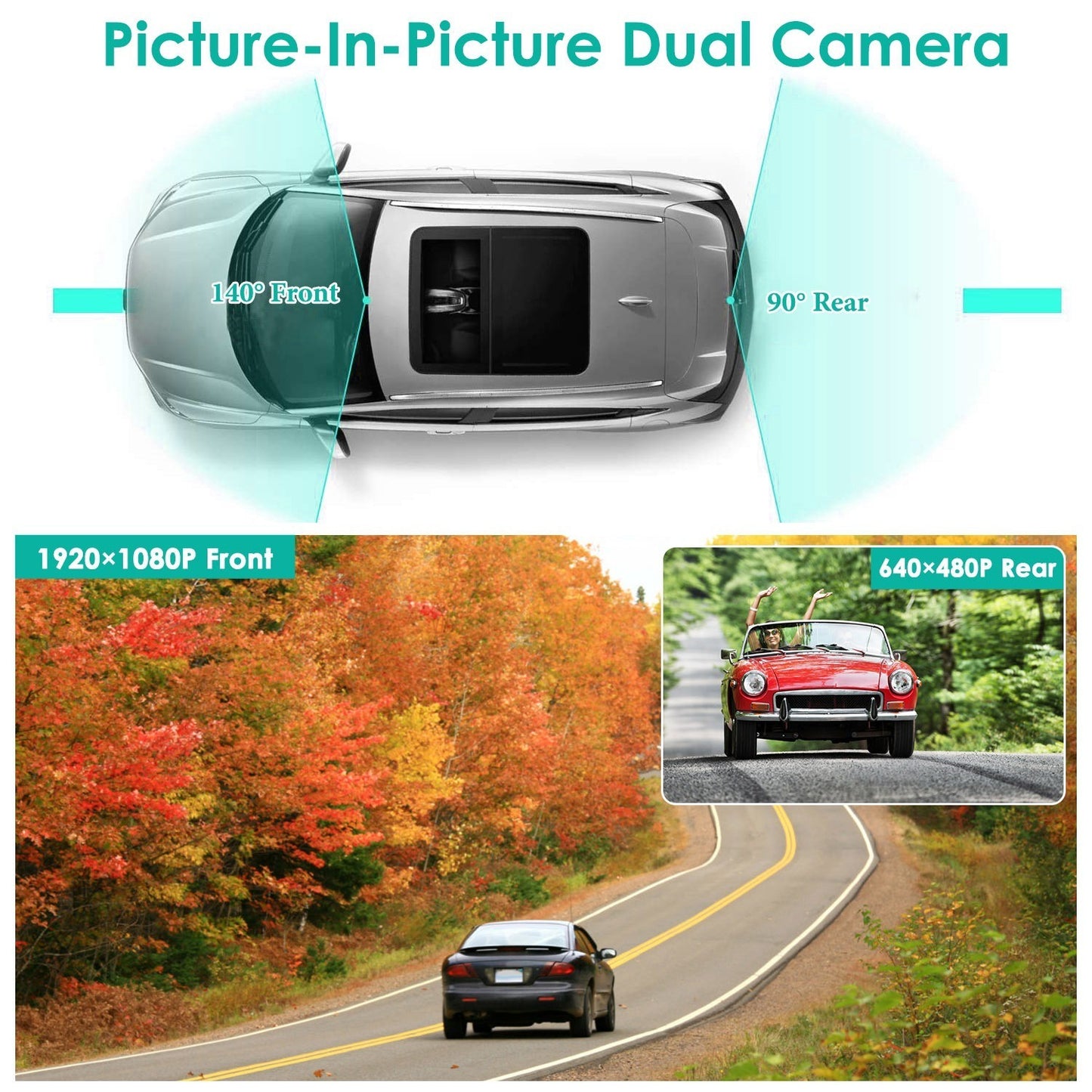 1080P Car DVR 4.3in Camera Dash Cam Camcorder Camera Recorder - Premium Vehicle Backup Cameras from Rapidvehicles - Just $52.34! Shop now at Rapidvehicles