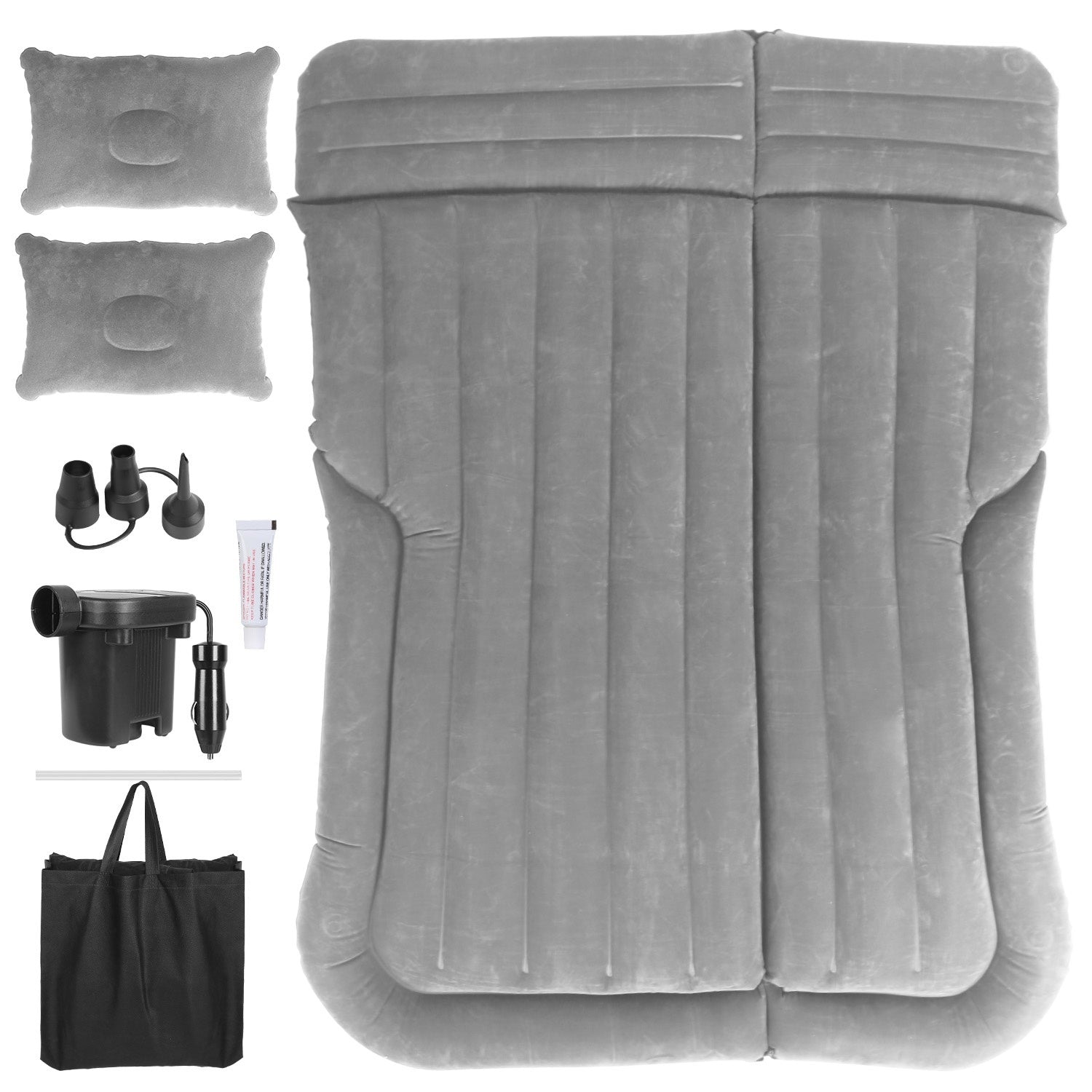 Inflatable SUV Air Mattress Thickened Camping Bed Cushion with Pillow Air Pump Storage Bag PVC Flocked Car Bed for Home Car Travel Camping - Premium Mattresses from Rapidvehicles - Just $56.26! Shop now at Rapidvehicles