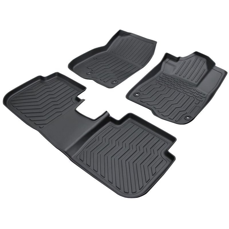 Car Floor Mats for 2023 Ho*da CRV Hybrid Black All-Weather TPE Rubber Car Mats - Premium Floor Mats, Universal Fit from Rapidvehicles - Just $119.99! Shop now at Rapidvehicles