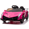 LEADZM Lamborghini Poison Small Dual Drive 12V 4.5AH with 2.4G Remote Control Sports Car Pink - Premium Ride-On Toys from Rapidvehicles - Just $211.49! Shop now at Rapidvehicles