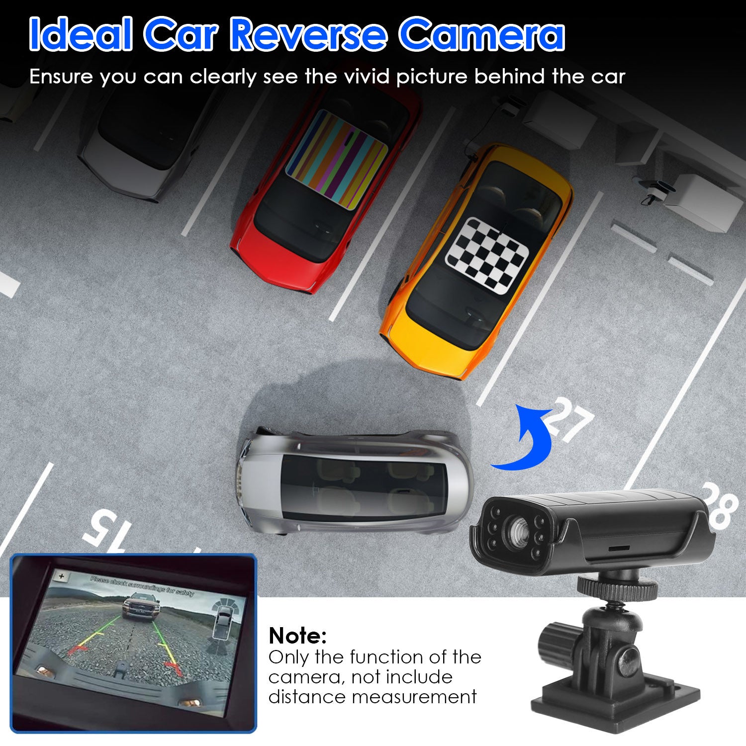 Wireless Camera Reverse Hitch Guide Camera Vehicle Backup - Premium Vehicle Backup Cameras from Rapidvehicles - Just $38.74! Shop now at Rapidvehicles