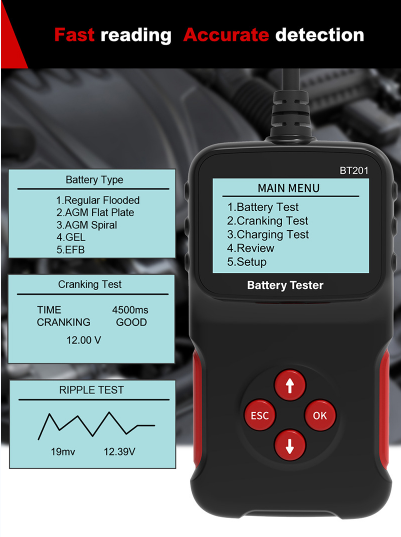 Car battery diagnostic instrument 12V general battery diagnosis - Premium Diagnostic & Test Tools from PLSTPFT - Just $87.99! Shop now at Rapidvehicles