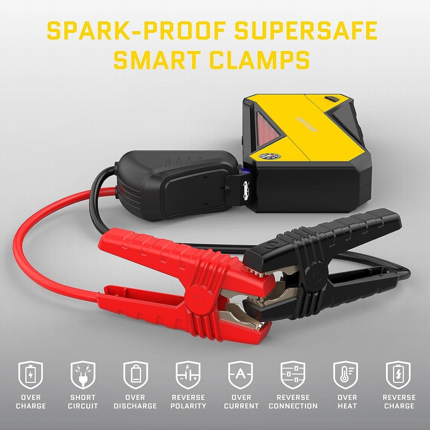 DBPOWER 800A 18000mAh Portable Car Jump Starter (up to 7.2L Gas, - Premium Jump Starters from Rapidvehicles - Just $123.99! Shop now at Rapidvehicles