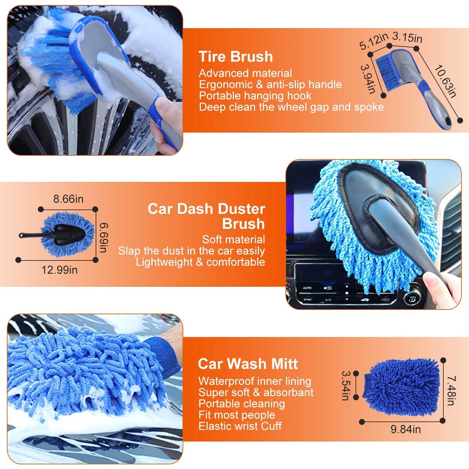 26Pcs Car Detailing Brush Kit Exterior Interior Car Cleaning Set Drill Brush Set Car Buffing Sponge Pads Kit for Cleaning Automobile Interior Exterior Wheels Dashboard - Premium Car Accessories from Rapidvehicles - Just $43.52! Shop now at Rapidvehicles