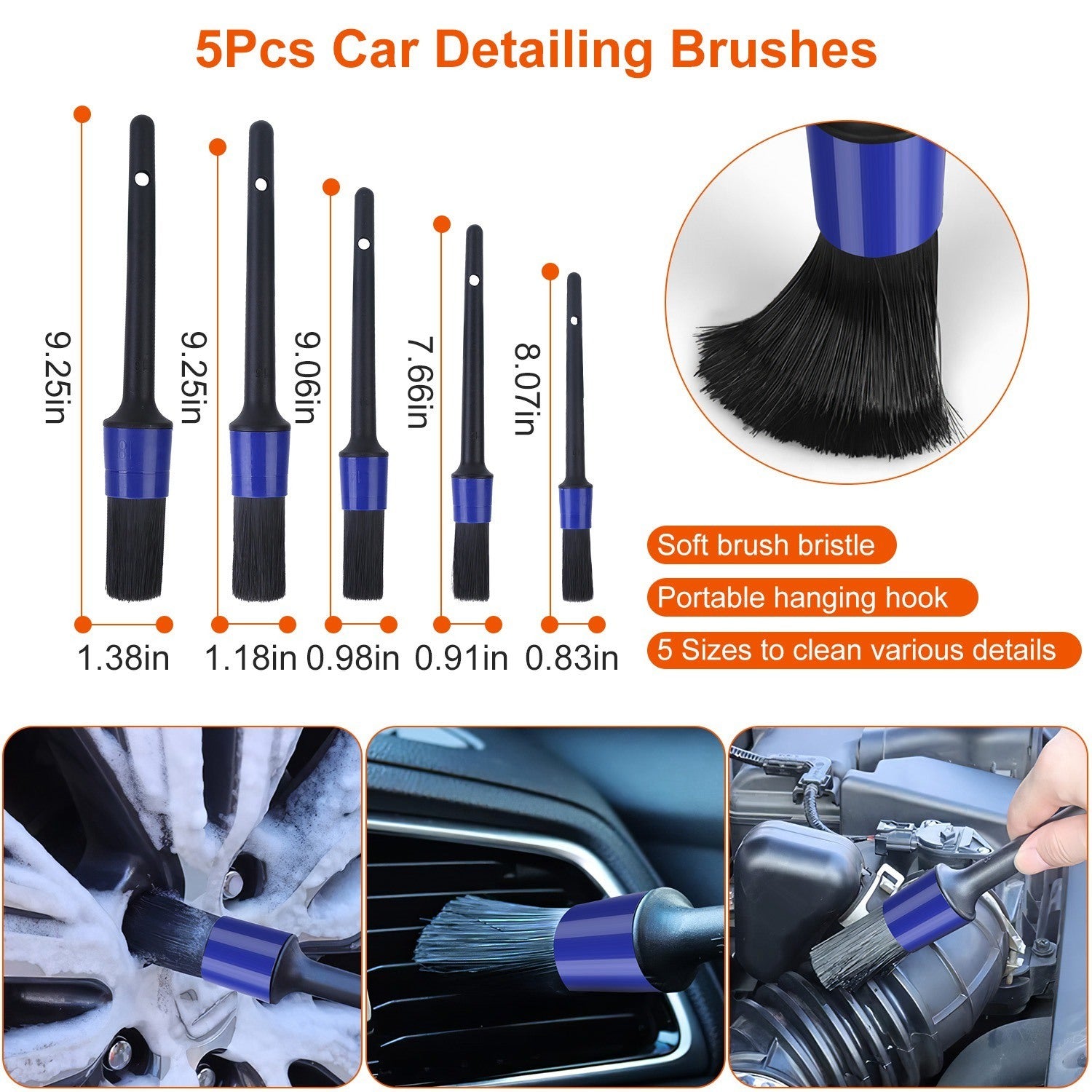 26Pcs Car Detailing Brush Kit Exterior Interior Car Cleaning Set Drill Brush Set Car Buffing Sponge Pads Kit for Cleaning Automobile Interior Exterior Wheels Dashboard - Premium Car Accessories from Rapidvehicles - Just $43.52! Shop now at Rapidvehicles