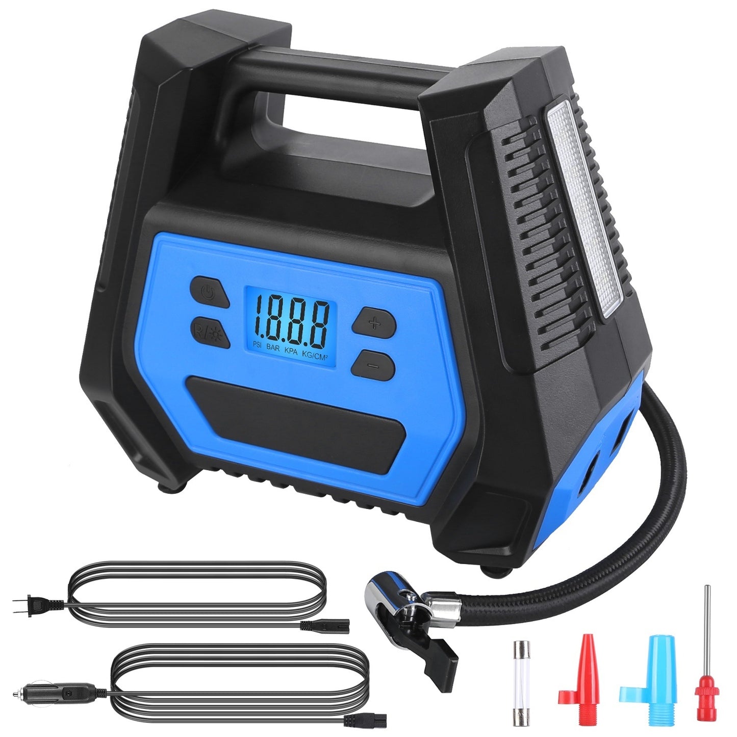 Portable Tire Inflator 150 PSI 120W Max Power Tire Pump with - Premium Air Compressors & Inflators from Rapidvehicles - Just $63.99! Shop now at Rapidvehicles