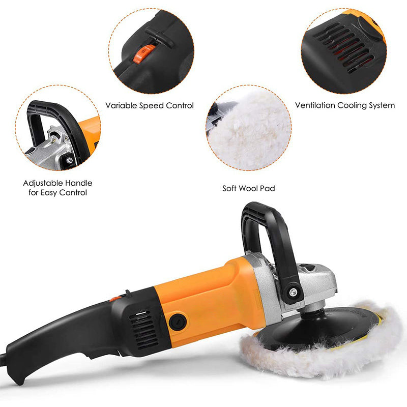 Auto Beautiful Tools Rotary Car Polisher Buffer - Premium Grinders & Polishers from Rapidvehicles - Just $143.99! Shop now at Rapidvehicles