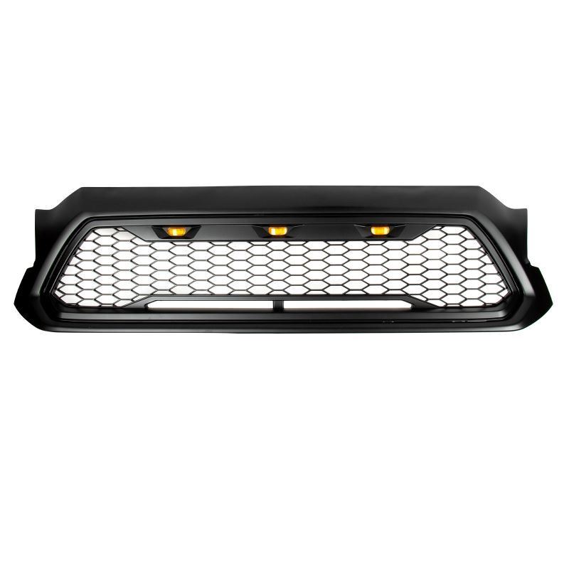 Car Front Grill for 2012-2015 Toyota Tacoma with LED & Wiring - Premium Grilles & Grille Guards from Rapidvehicles - Just $147.99! Shop now at Rapidvehicles