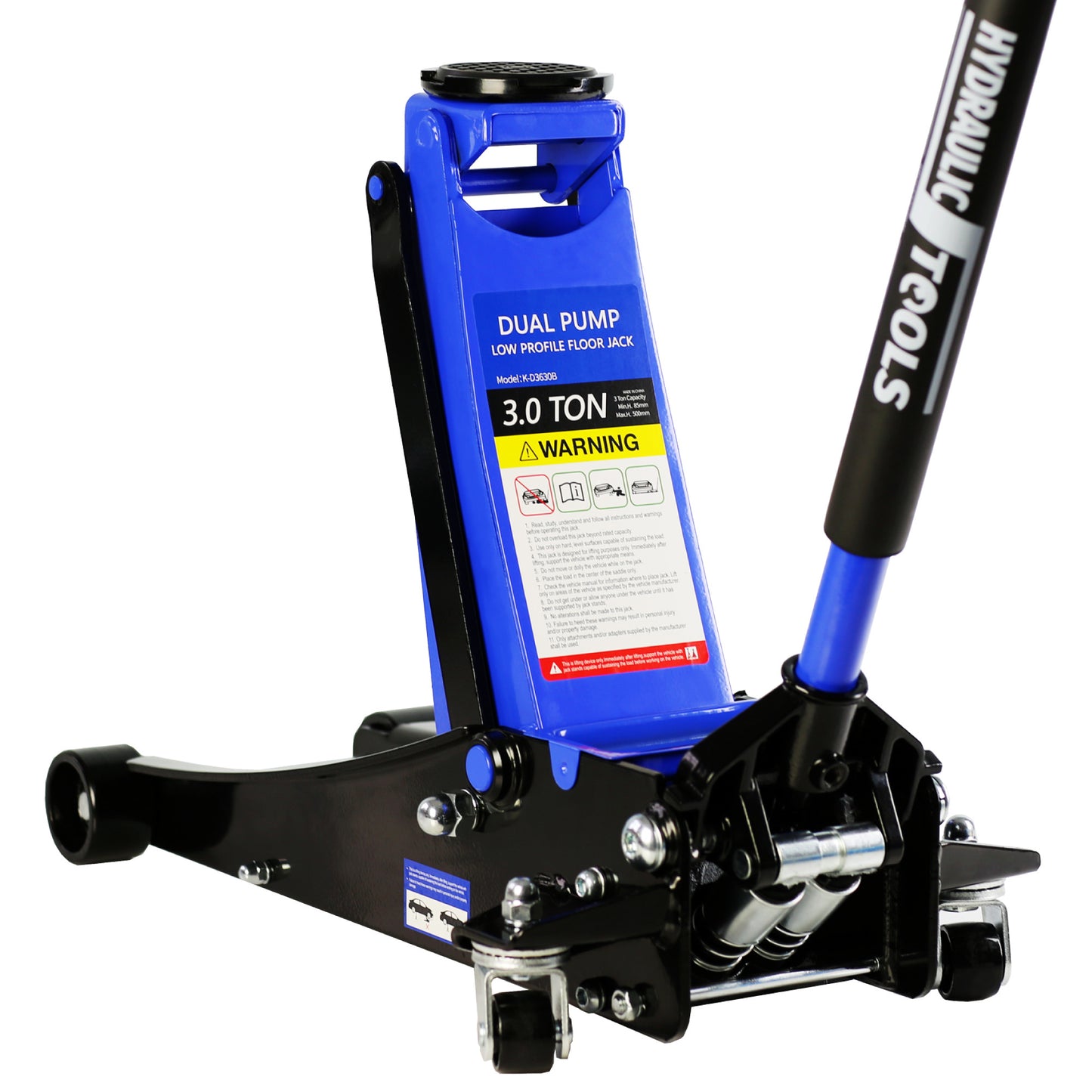 3t Low Profile Jack, Blue and Black, Ultra Low Floor Jack with - Premium Accessories from Rapidvehicles - Just $249.96! Shop now at Rapidvehicles