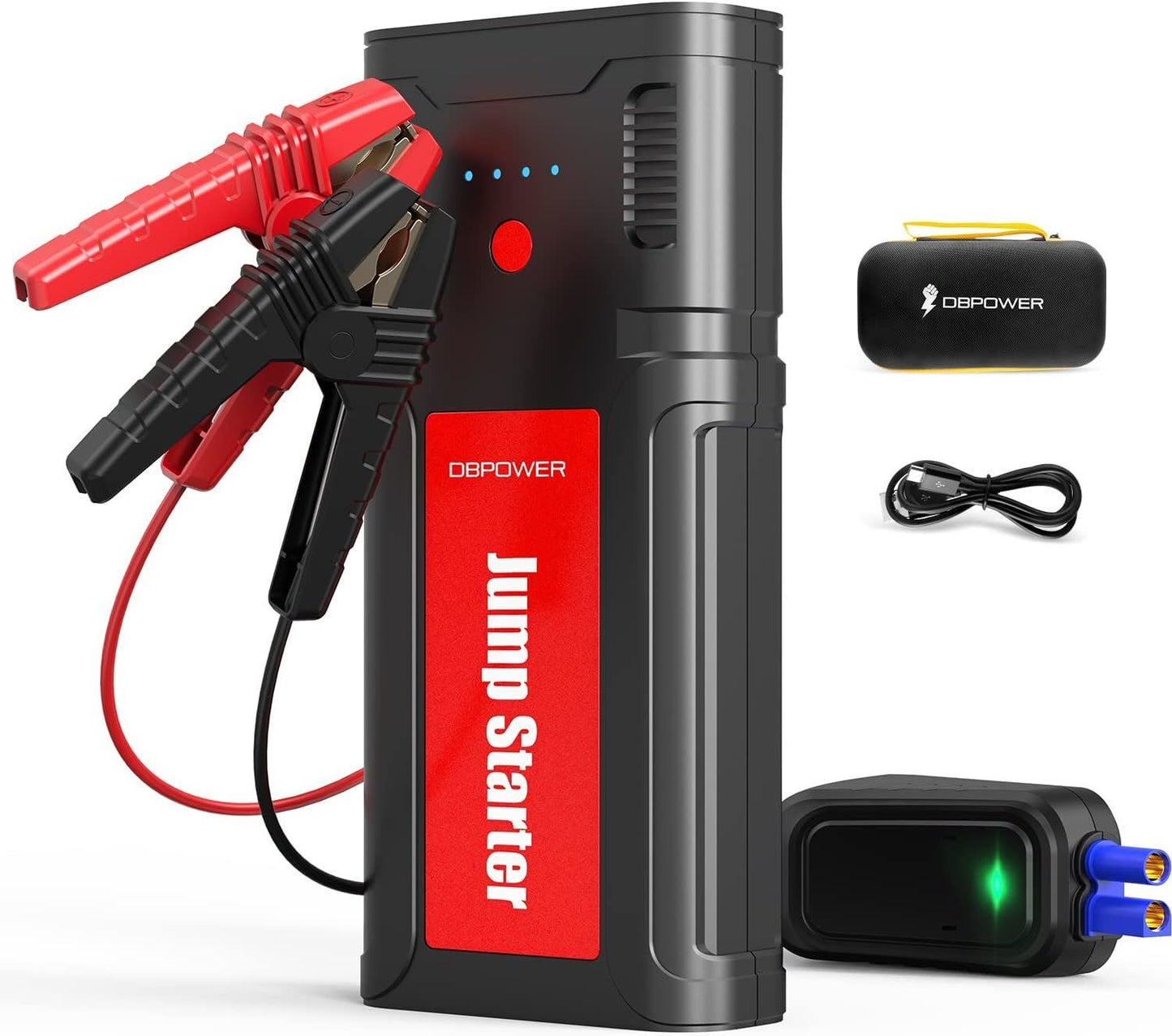 DBPOWER Car Battery Jump Starter 2500A 21800mAh - for up to 8.0L - Premium Renewable Energy from Rapidvehicles - Just $95.99! Shop now at Rapidvehicles