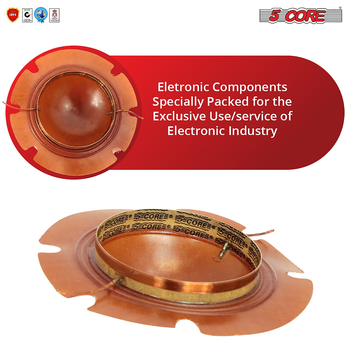 5 Core 2 Inch Universal Diaphragm Replacement 50 Pack Phenolic - Premium Speakers from 5 Core - Just $43.63! Shop now at Rapidvehicles