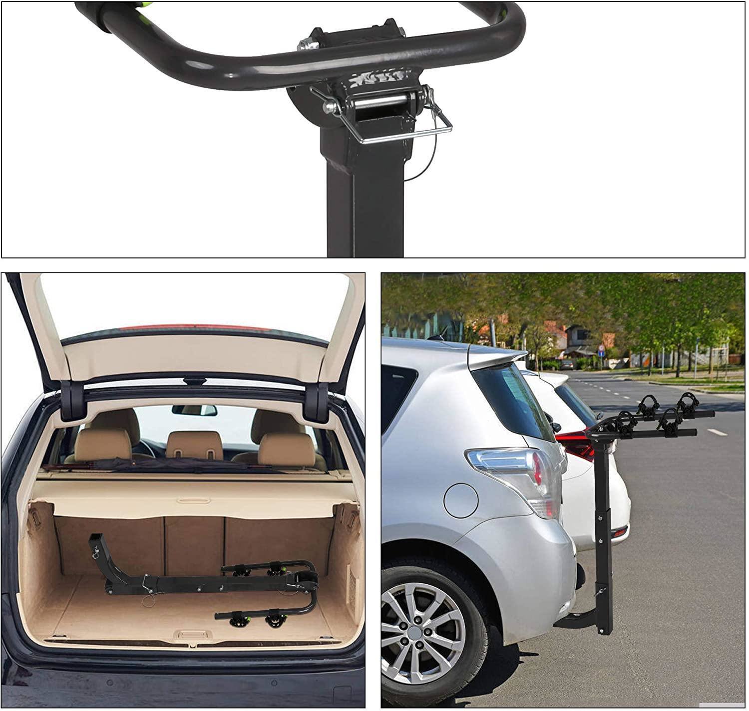 Bosonshop Bike Rack for Car Rack 2-1 Bike Hitch Mount Bicycle Rack for SUV with 2-Inch Receiver, Rubber Lock & Sleek Pad - Premium Bike Racks from Bosonshop - Just $108.99! Shop now at Rapidvehicles