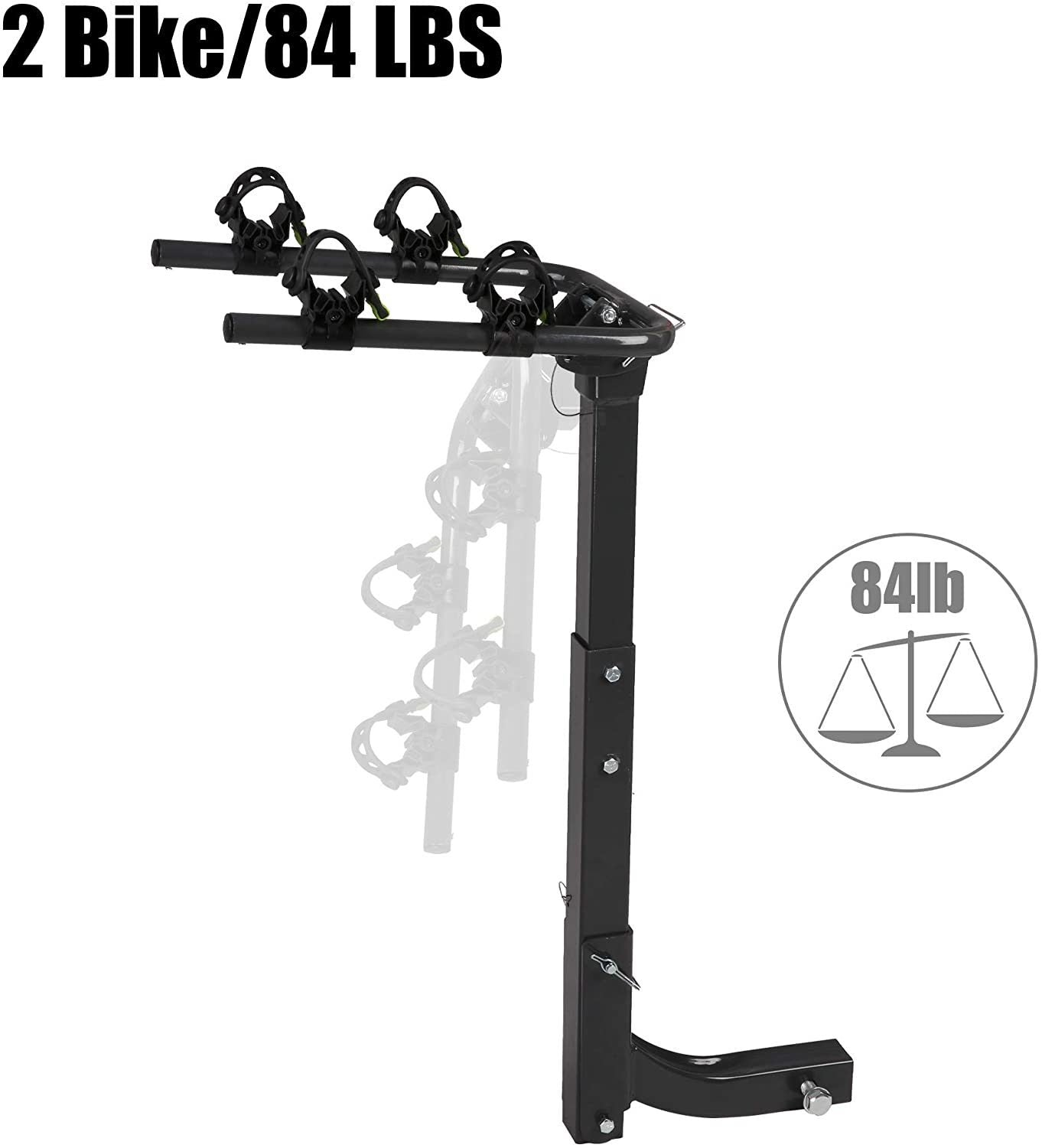 Bosonshop Bike Rack for Car Rack 2-1 Bike Hitch Mount Bicycle Rack for SUV with 2-Inch Receiver, Rubber Lock & Sleek Pad - Premium Bike Racks from Bosonshop - Just $108.99! Shop now at Rapidvehicles