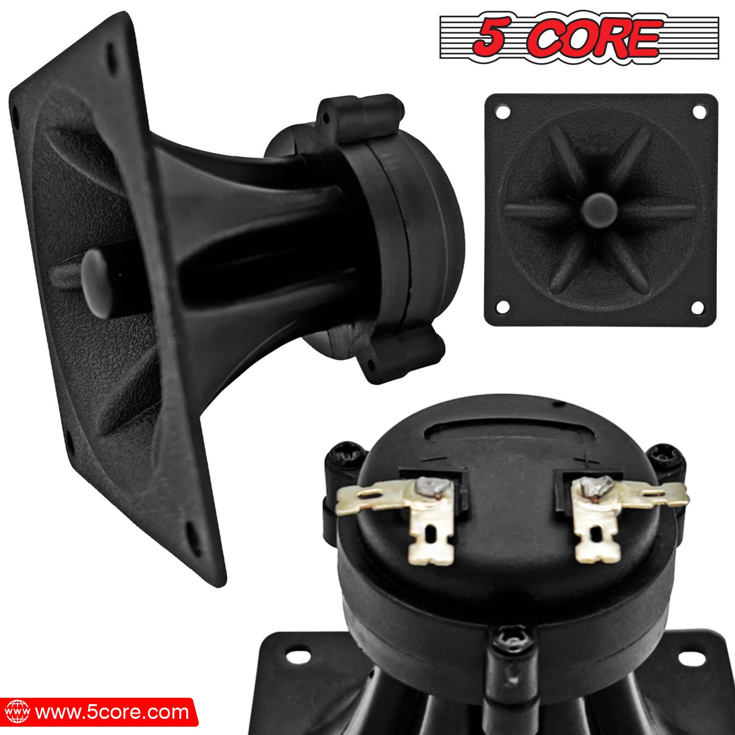 5 Core Tweeter 3.25" x 3.25" o 40W Max Component Square Driver o - Premium Car Speakers & Speaker Systems from 5 Core - Just $42.04! Shop now at Rapidvehicles