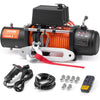 VEVOR Electric Winch Truck 13,500 lb Synthetic Rope Waterproof Remote Control - Premium Electric Winch from VEVOR - Just $379.59! Shop now at Rapidvehicles