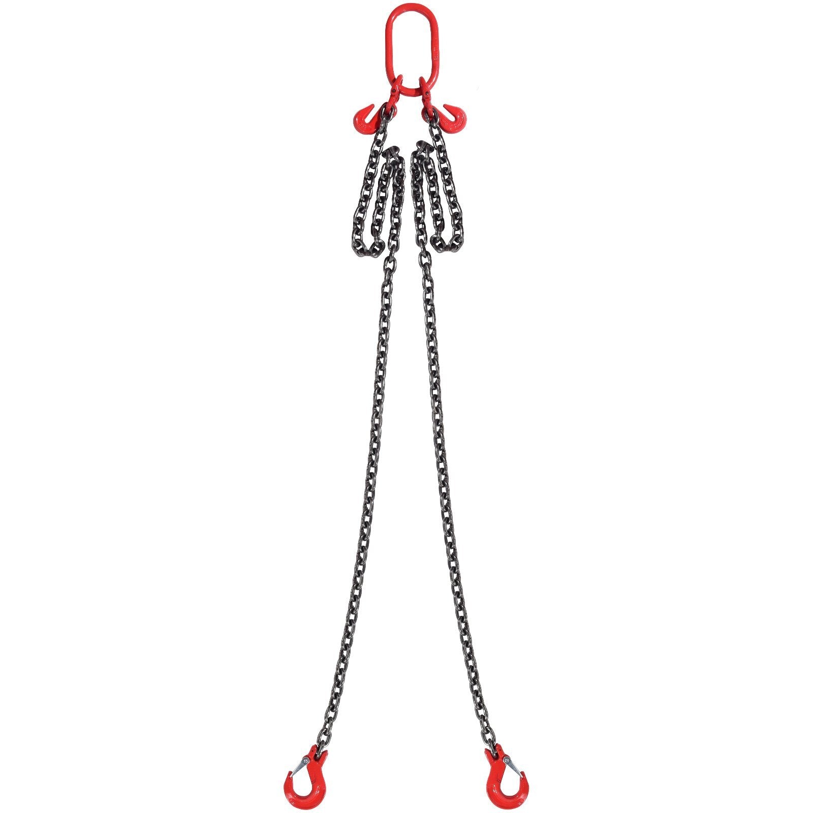 VEVOR 5/16" x 6' Chain Sling 2 Legs G80 Lifting Chain with Grab Hooks 6600 lbs - Premium Tow Chain from VEVOR - Just $57.39! Shop now at Rapidvehicles