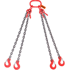 VEVOR Chain Sling, 11000 lbs Weight Capacity, 5/16'' x 5' G80 Lifting Chain with Grab Hooks, DOT Certified, Blackening Coating Manganese Steel & Adjustable Length, for Dock Factory Construction Site - Premium Tow Chain from VEVOR - Just $86.79! Shop now at Rapidvehicles