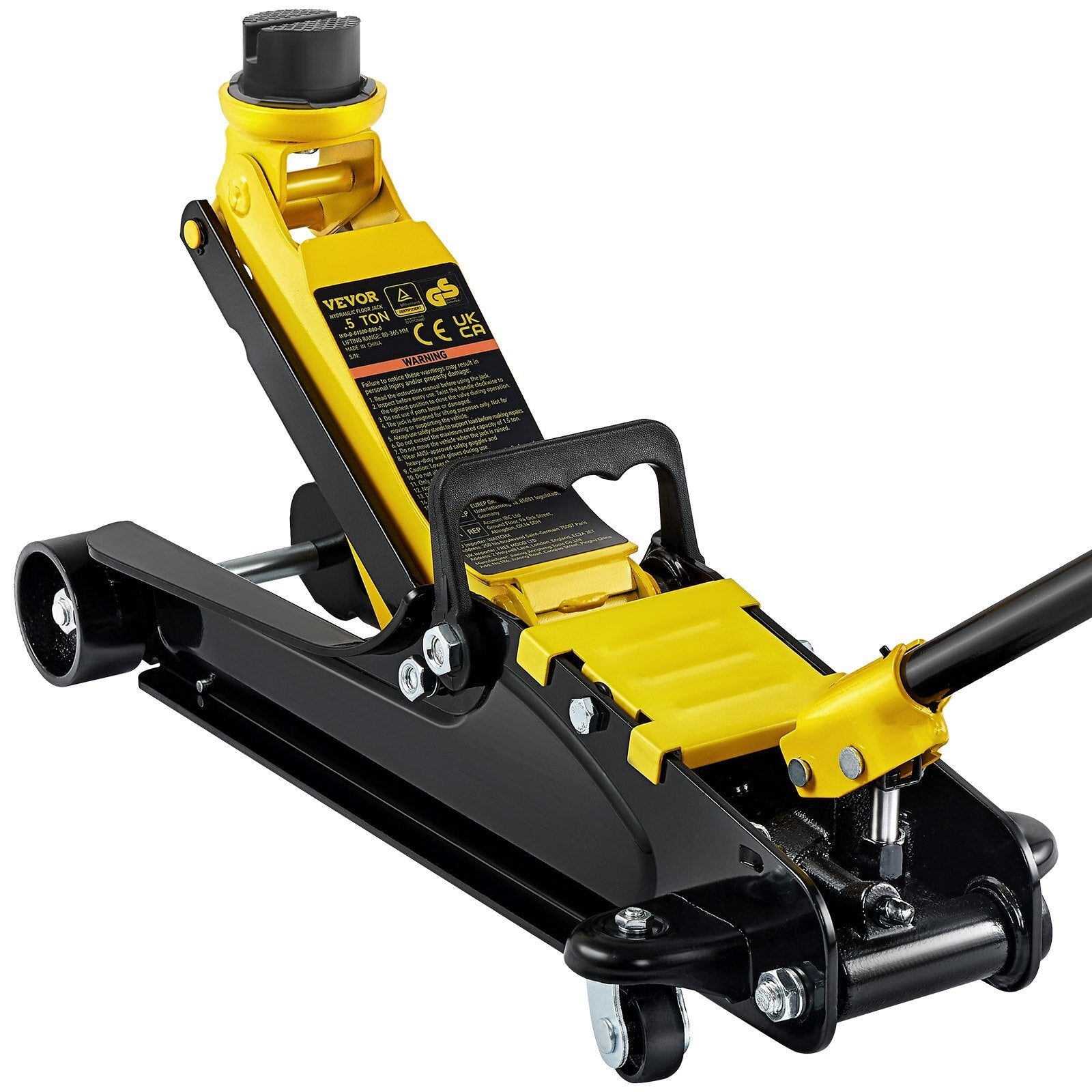 VEVOR Low Profile Floor Jack 2.5 Ton Heavy Steel Single Piston Hydraulic Pump - Premium Floor Jacks from VEVOR - Just $93.79! Shop now at Rapidvehicles