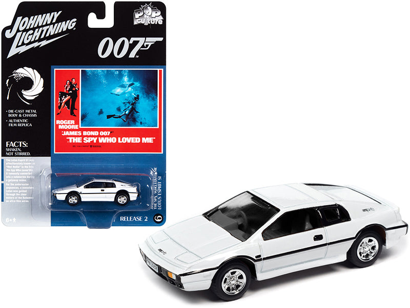 Lotus Esprit S1 White (James Bond 007) "The Spy Who Loved Me" - Premium  from Rapidvehicles - Just $23.99! Shop now at Rapidvehicles