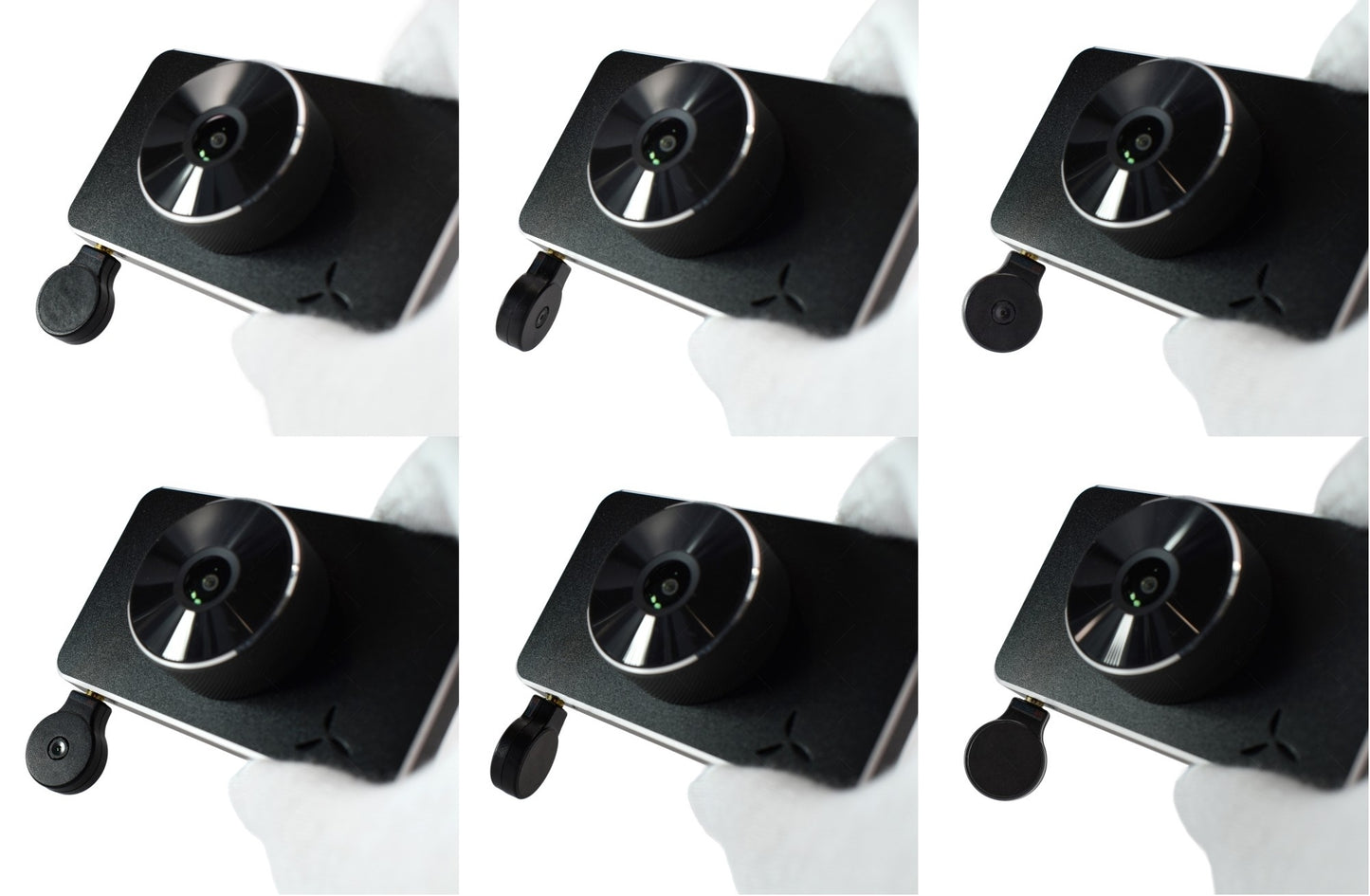 User-Friendly Dashboard Camera with No-Drop Windshield-mount for