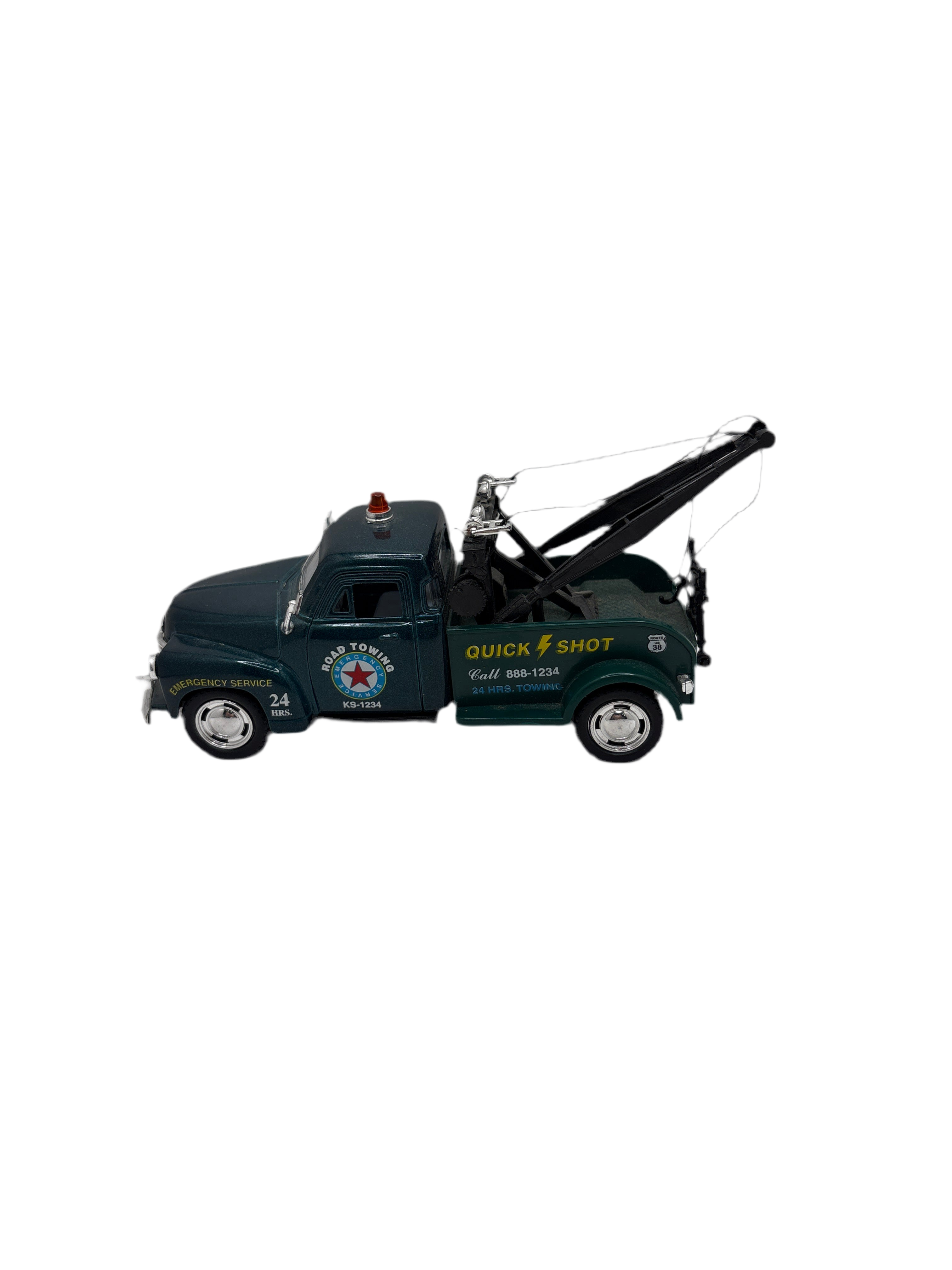 Kinsmart 1953 Chevrolet 3100 Wrecker Diecast green