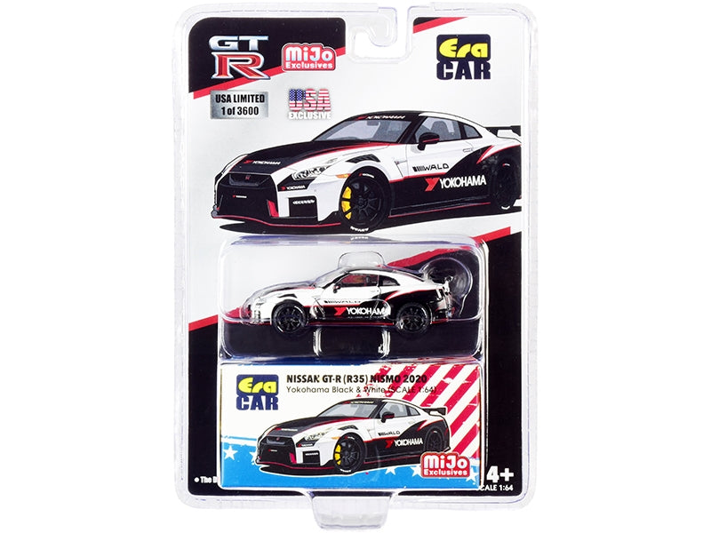 2020 Nissan GT-R (R35) Nismo "Yokohama" Black and White with - Premium Nissan Models from Era Car - Just $37.79! Shop now at Rapidvehicles